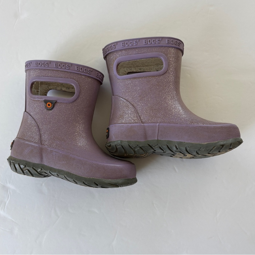 BOGS Skipper Glitter Rainboots - Size 5 - Used condition
